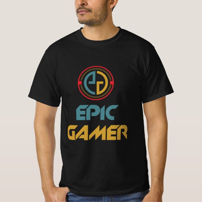 Camiseta Cita divertida de juegos Epic Gamer para Pc y Cons (Anverso)