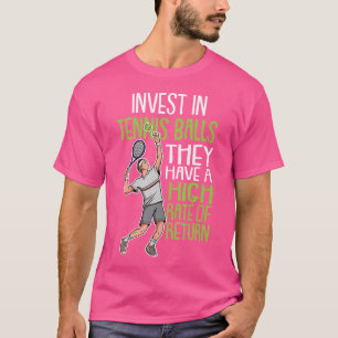 Camiseta Cita divertida de jugador de tenis, broma y entren
