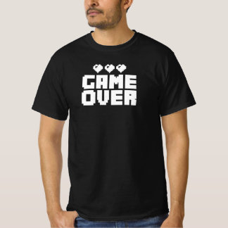 Camiseta Cita divertida de jugador Game Over