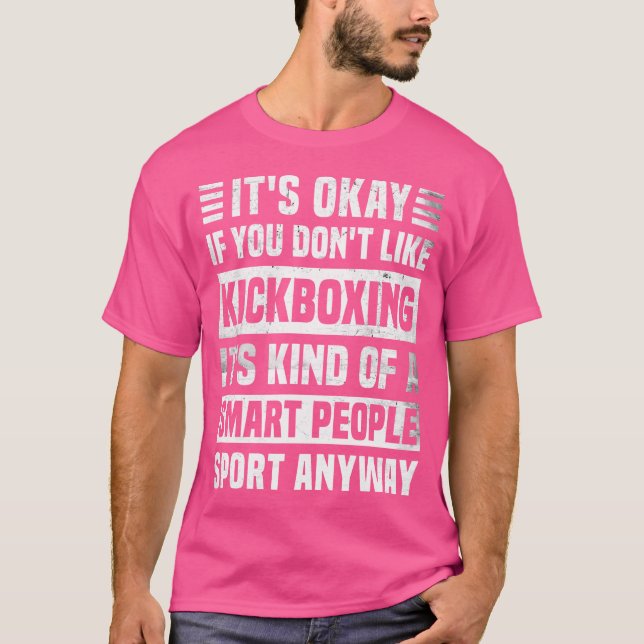 Camiseta Cita divertida de Kickboxing y amante del Kickboxi (Anverso)