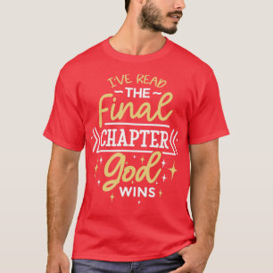 Camiseta Cita divertida de la Biblia He leído el capítulo f