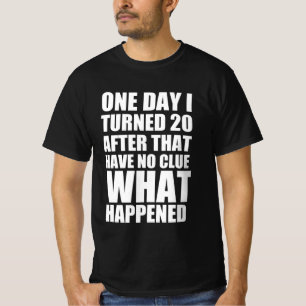 Camiseta Cita divertida de la edad adulta 