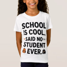 Cita divertida de la escuela - "La escuela es Guay