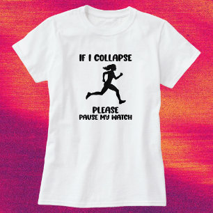 Camiseta Cita divertida de la vida del corredor