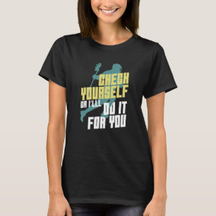 Camiseta Cita divertida de lacrosse mujer chica