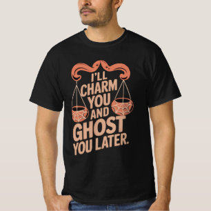 Camiseta Cita divertida de Libra Halloween