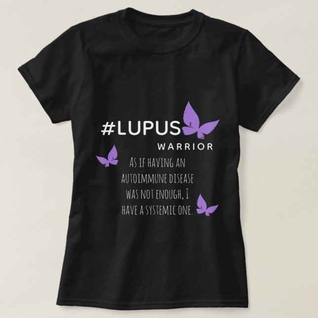 Camiseta Cita divertida de Lupus Warrior Strong Chica (Diseño del anverso)