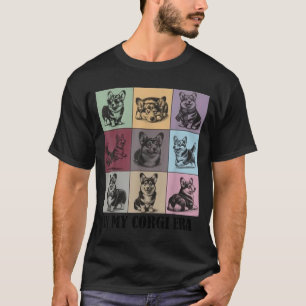 Camiseta Cita Divertida de Mamá de Corgi En Mi Era de Corgi