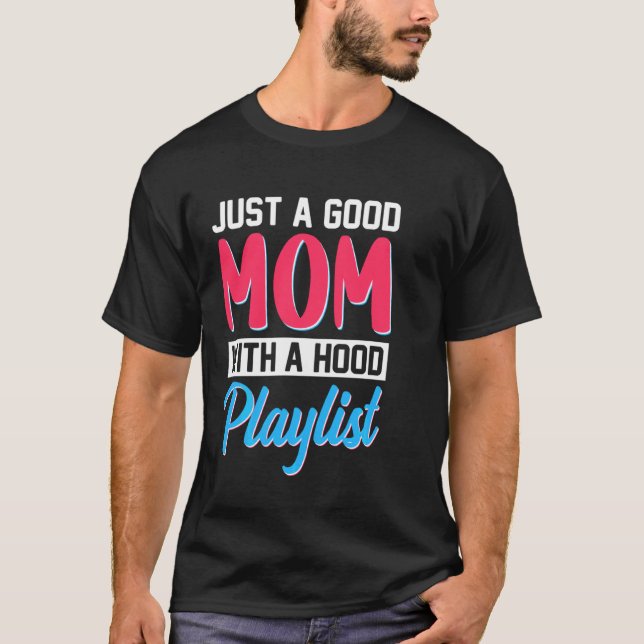Camiseta Cita divertida de mamá dice gráfico floral Plus S (Anverso)