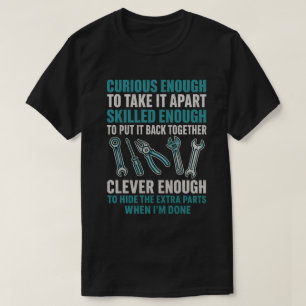 Camiseta Cita Divertida de Mecánico