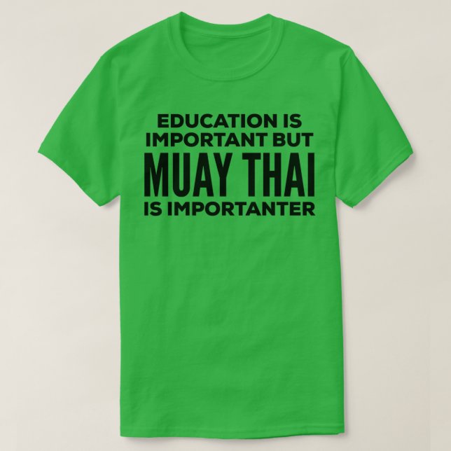 Camiseta Cita divertida de Muay Thai (Diseño del anverso)