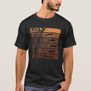 Camiseta Cita divertida de natación, Guay Black History Mon