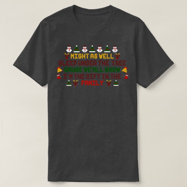 Camiseta Cita divertida de Navidades (Diseño del anverso)