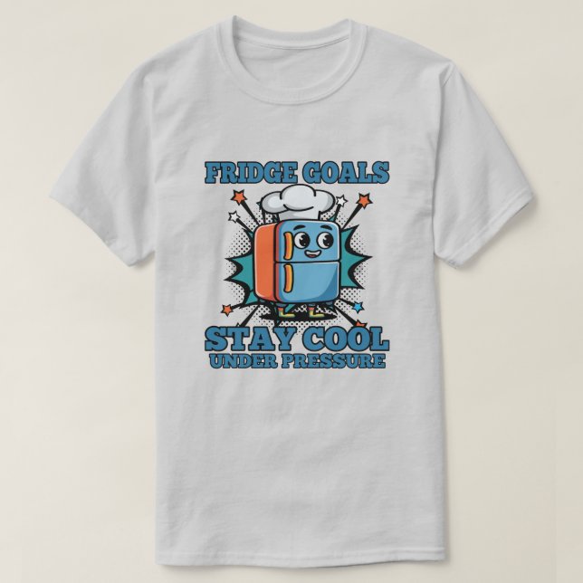 Camiseta Cita Divertida de Nevera (Diseño del anverso)