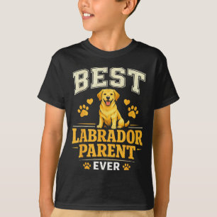 Camiseta Cita divertida de padre y madre orgullosos de Labr