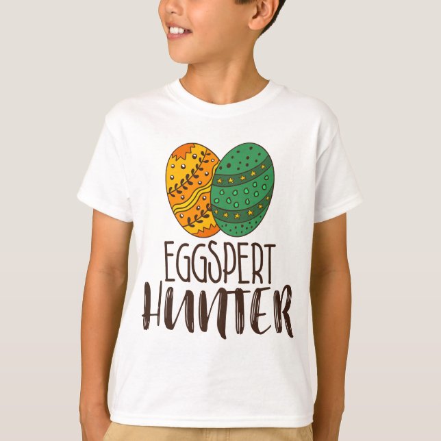 Camiseta Cita divertida de pepita de Pascua de Cazador de P (Anverso)
