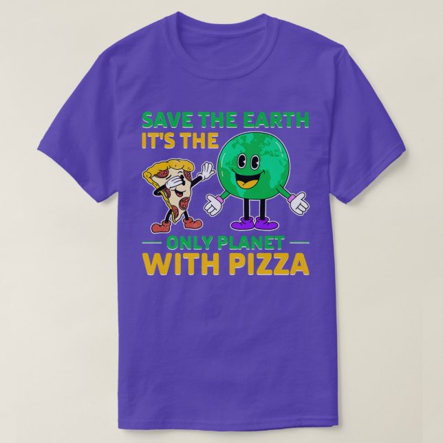 Camiseta Cita divertida de Pizza Lover Tee, activista medio (Diseño del anverso)