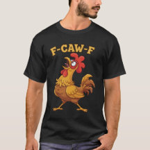Cita divertida de pollo F-Caw-F – Meme de gallo gr