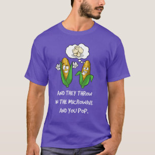 Camiseta Cita divertida de popcorn