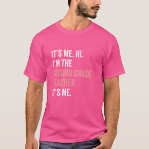 Camiseta Cita divertida de profesor de segundo grado