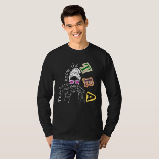 Camiseta Cita divertida de profesores - Los profesores sabe