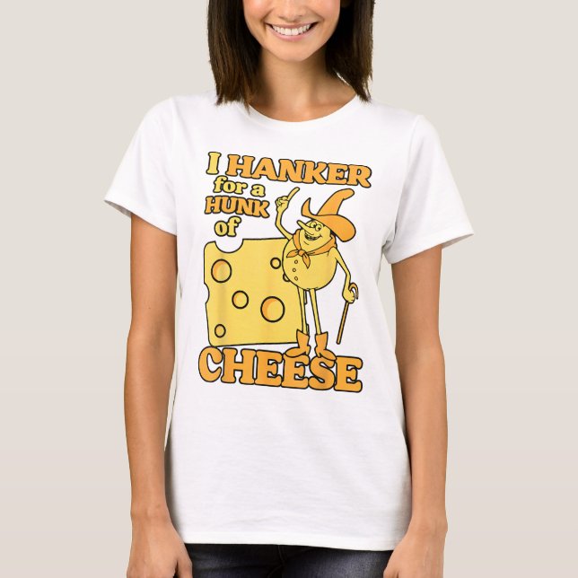 Camiseta Cita divertida de queso - Dulces sueños se hacen d (Anverso)