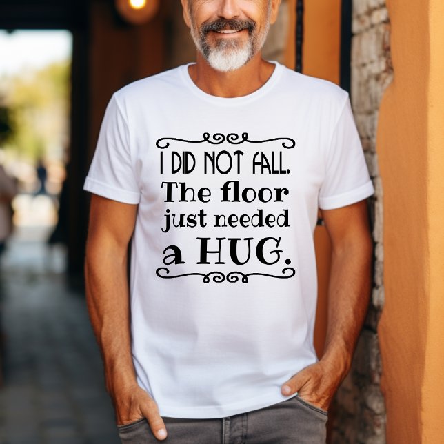 Camiseta Cita divertida de riesgo de caída (Subido por el creador)