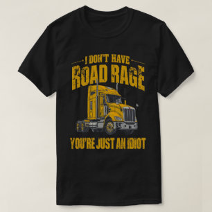 Camiseta Cita divertida de Road Rage Gráfico de Bold Truck