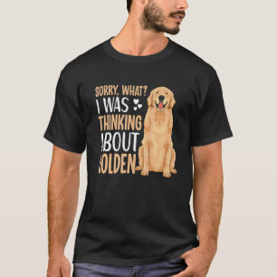 Camiseta Cita divertida de ropa de perro retriever dorado p