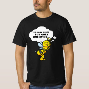 Camiseta Cita divertida de Sad Bee Beekeeper Gift