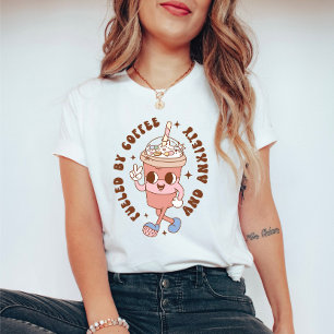 Camiseta Cita Divertida de Salud Mental Retro Alimentada po
