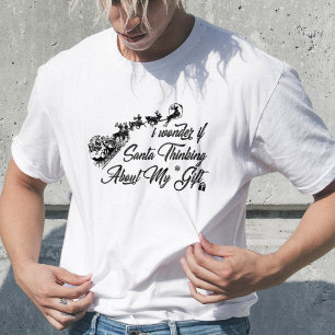 Camiseta Cita divertida de Santa Claus, Día del Navidad, Gu