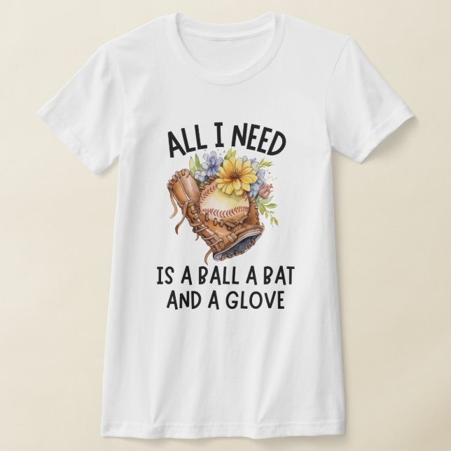 Camiseta Cita divertida de Softball | Sayings de los amante (Distribución)