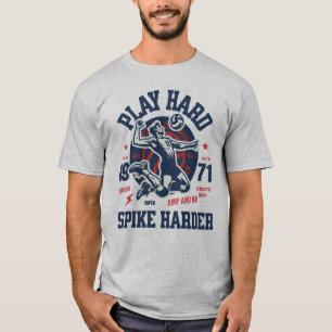 Camiseta Cita divertida de Spikeball Juega al Spike duro má