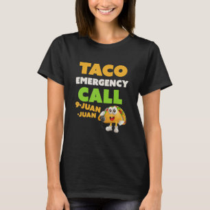 Camiseta Cita divertida de Taco Llamada 9 Juan Funny Cinco 