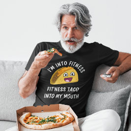 Camiseta Cita divertida de tacos y fitness