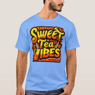 Camiseta Cita divertida de té dulce con una apariencia vint
