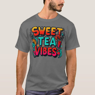 Camiseta Cita divertida de té dulce con una apariencia vint