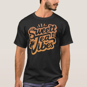 Camiseta Cita divertida de té dulce con una apariencia vint
