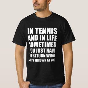 Camiseta Cita divertida de tenis
