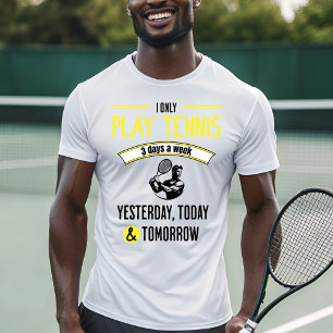 Camiseta Cita divertida de tenis