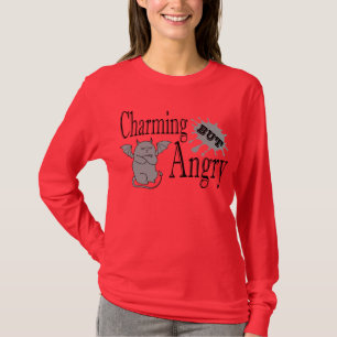 Camiseta Cita divertida de un pequeño gato endemoniado, enc