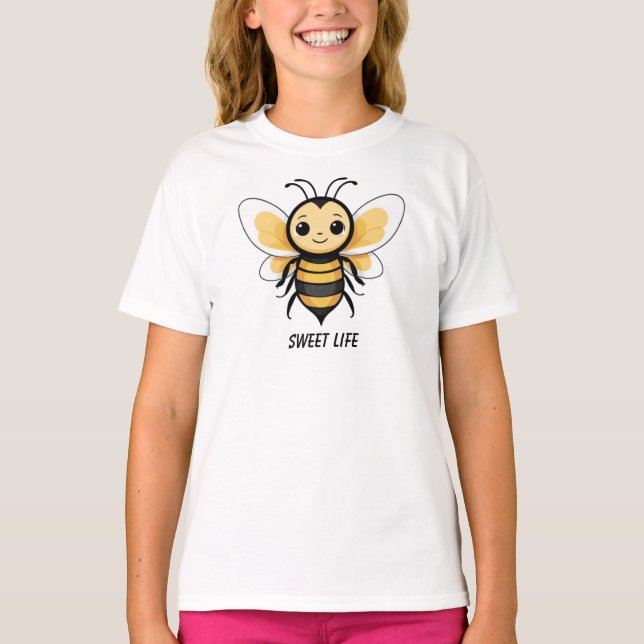 Camiseta Cita divertida de una abeja zumbante (Anverso)