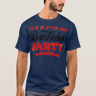 Camiseta cita divertida de una fiesta de soltero
