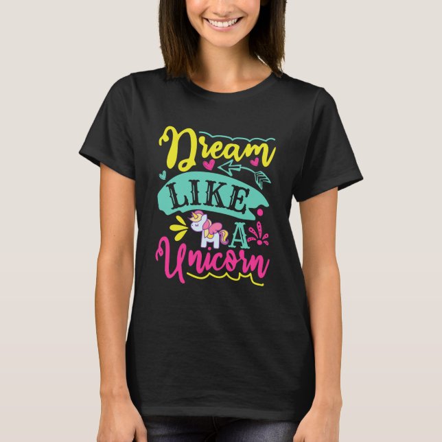 Camiseta Cita divertida de Unicorn (Anverso)