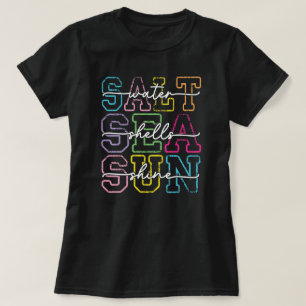 Camiseta Cita divertida de vibraciones de playa de verano
