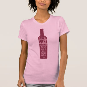 Camiseta Cita divertida de vino