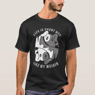 Camiseta Cita divertida de Ying Yang Dog Dachshund