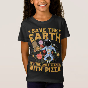 Camiseta Cita divertida del activista medioambiental Pizza