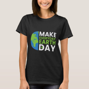 Camiseta Cita divertida del Día de la Tierra Guay Happy Ear